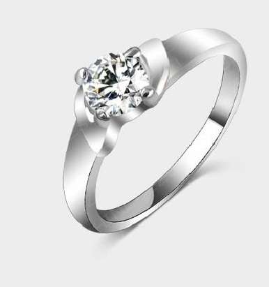 Trendy Engagement Crystal Ring