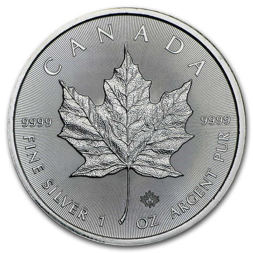 1oz Canadian Silver Maple Leaf Bullion Coin