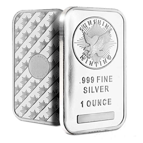 1oz Sunshine Mint Silver Bar