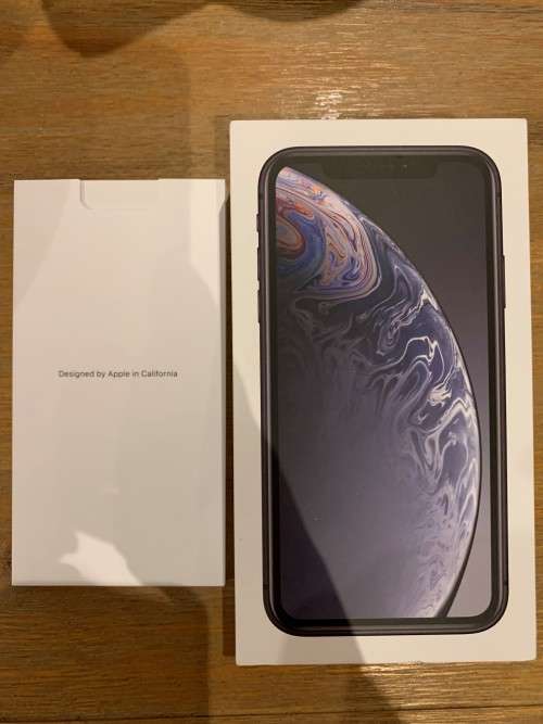 iPhone XR 256GB Black (new - phone still in plastic wrapping)