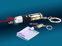 3-in-1 laser pointer with UV light and torch