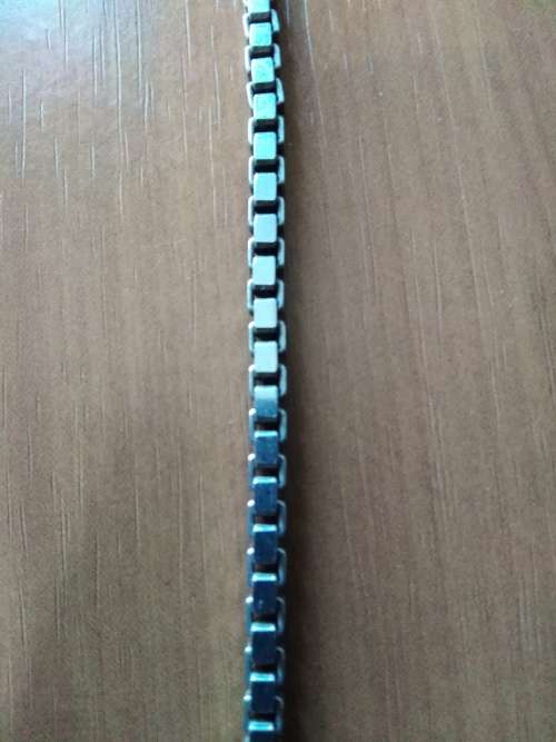 Long Box Link Chain Necklace, 925 Sterling Silver, 80 cm, 40 Grams!