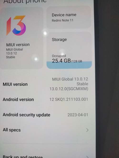 Xiaomi Redmi Note 11