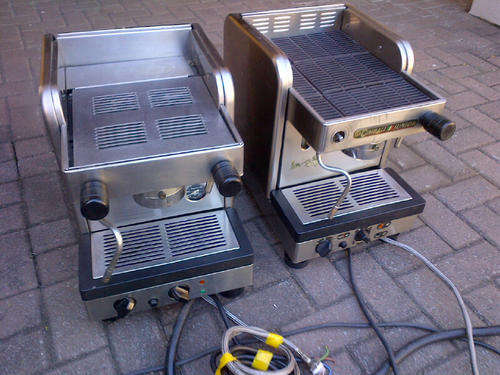 two la cimbali coffee machines