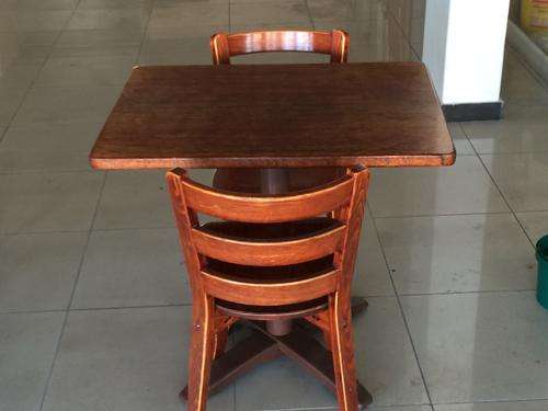 1/2 Table + 2 Chairs