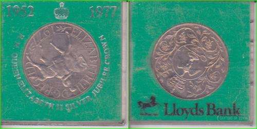 H.M. Queen Elizabeth II Silver Jubilee Crown 1952-1977