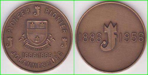 Johannesburg Pioneer Commemorative Medallion (1886-1956)