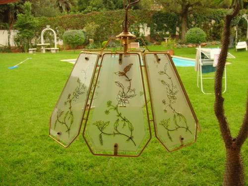 Retro Glass Hanging Lamp Shade