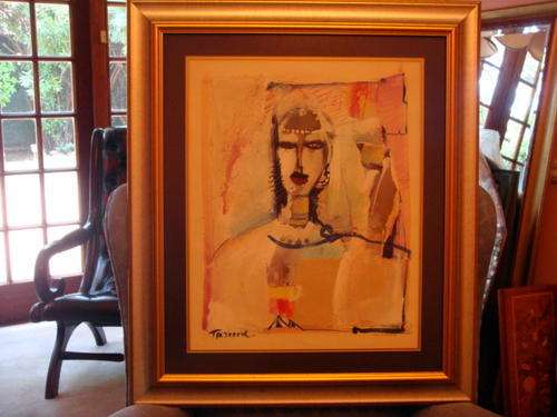 Origional Johan Taljaard Painting Beautifully Framed Very Art Deco