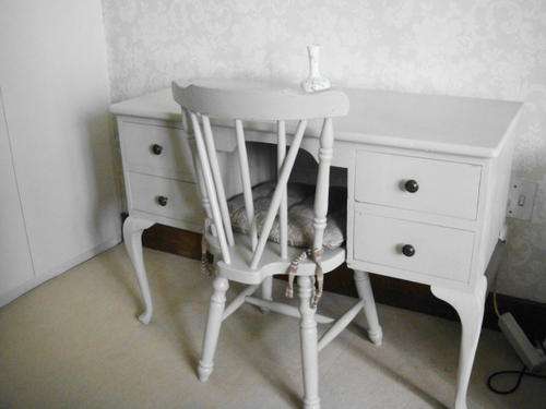 Painted Dressing Table and Chair