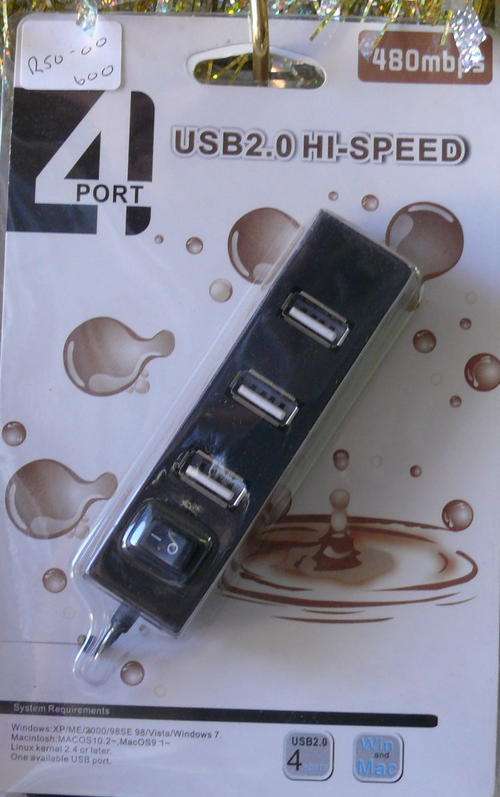 4 Port USB 2.0 Hub