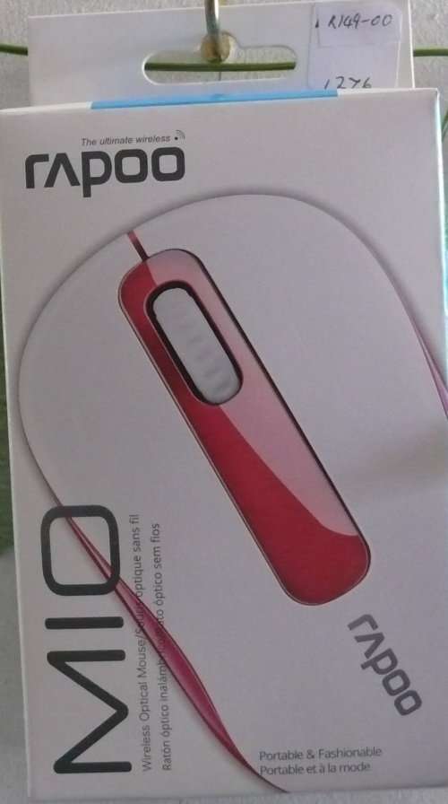 RAPOO WIRELESS MOUSE RED