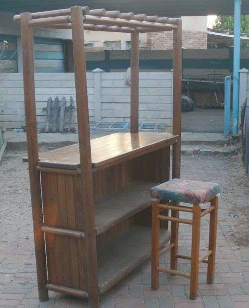 Nice Bar Counter and one stool