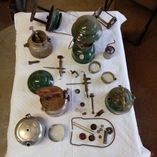 Coleman Lamp Spare / Incomplete Parts - Lot B