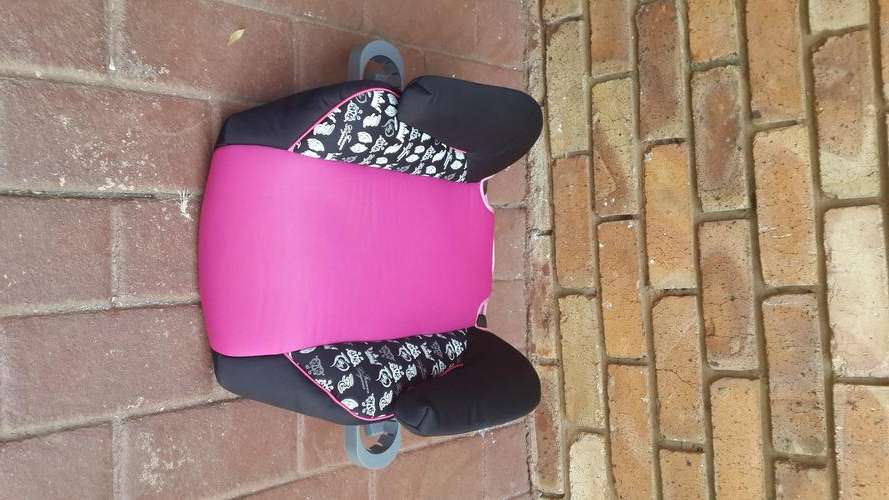 Bottom Booster Seat - Pink & Black