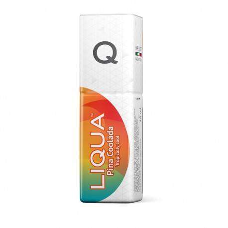Vape Juice - Made in Italy with Swiss Nicotine. Liqua Q - Pina Coolada Flavor (18mg)
