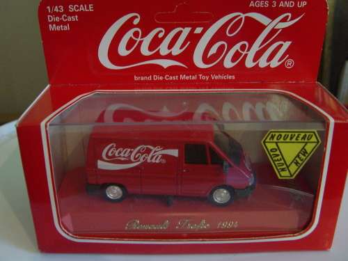 Vintage Coca Cola . Die Cast model truck manufactured in France in 1994