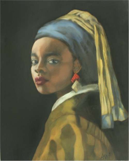 Girl with an African Earring