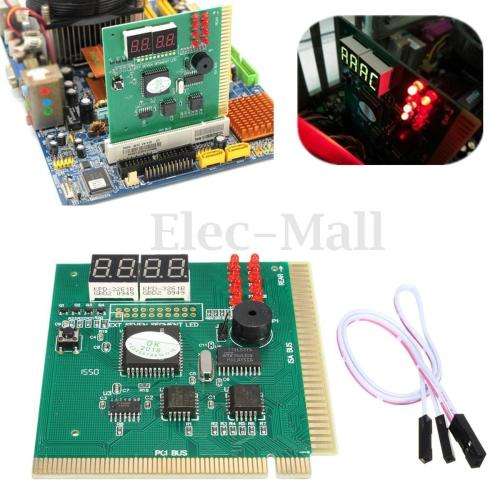 Diagnostic PCI 4-Digit Card PC Motherboard Post Checker Tester Analyzer Laptop