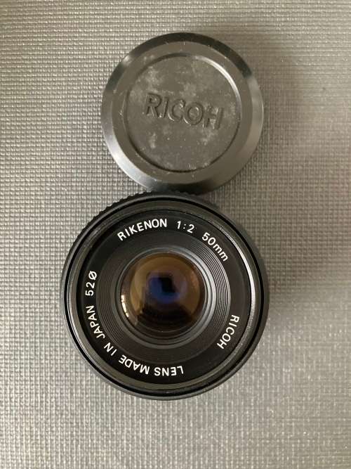 Ricoh Rikenon 50mm f2 film camera lens