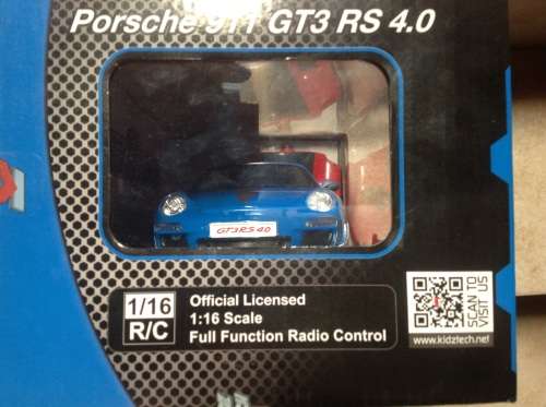 Radio Controlled Porsche GT3 RS 4.0.  "Official licensed Product