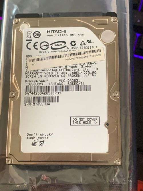 500GB 2.5` Laptop Hard Drive