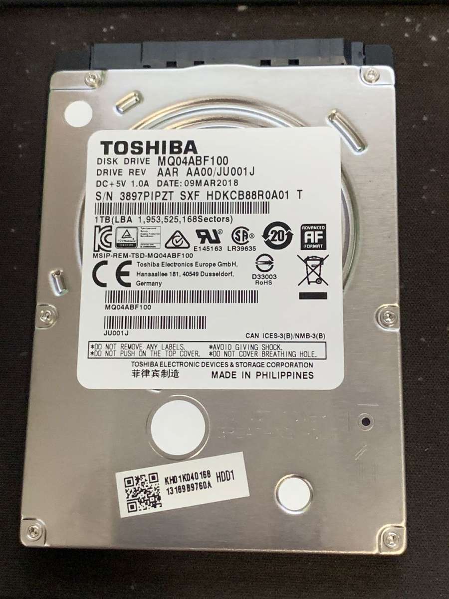 1TB 2.5` Laptop Hard Drive