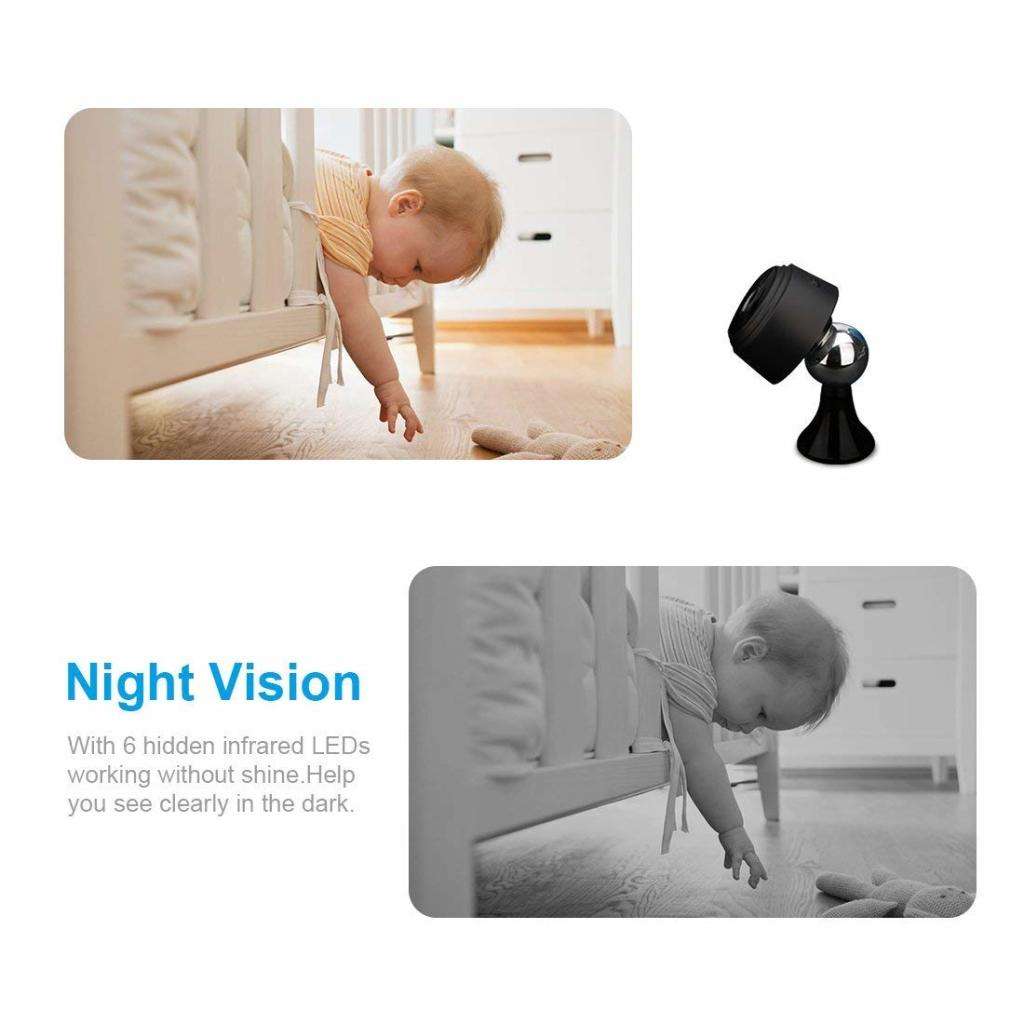 Mini Camera, Wifi Hidden Camera, Wireless HD 1080P Indoor Home Small Spy Camera