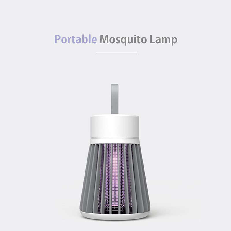 USB Electric Mosquito Killer With UV And Electric Shock Built-in Battery Silent Bug Killer
