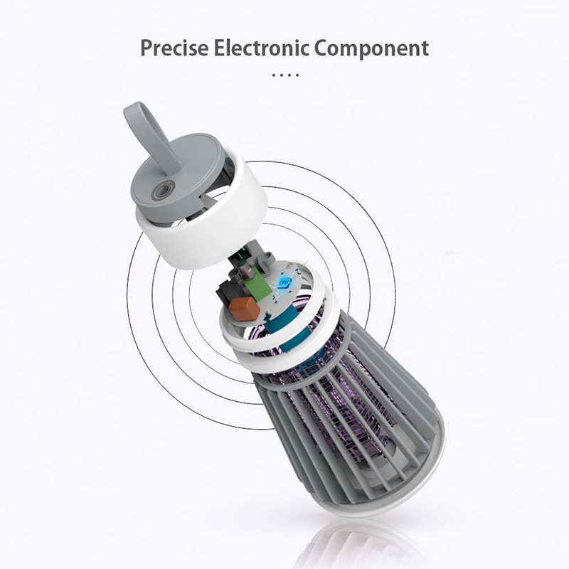 USB Electric Mosquito Killer With UV And Electric Shock Built-in Battery Silent Bug Killer