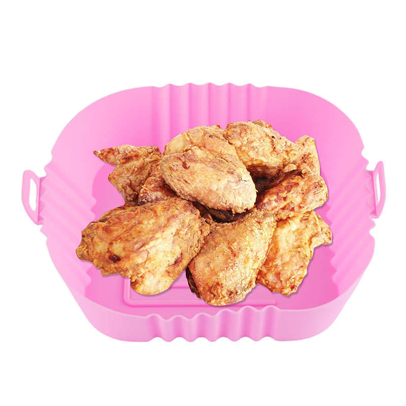 Reusable Silicone Air Fryer Mat Using Fryer Basket Suitable for Kitchen Oven Cookware