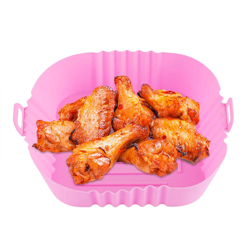 Reusable Silicone Air Fryer Mat Using Fryer Basket Suitable for Kitchen Oven Cookware