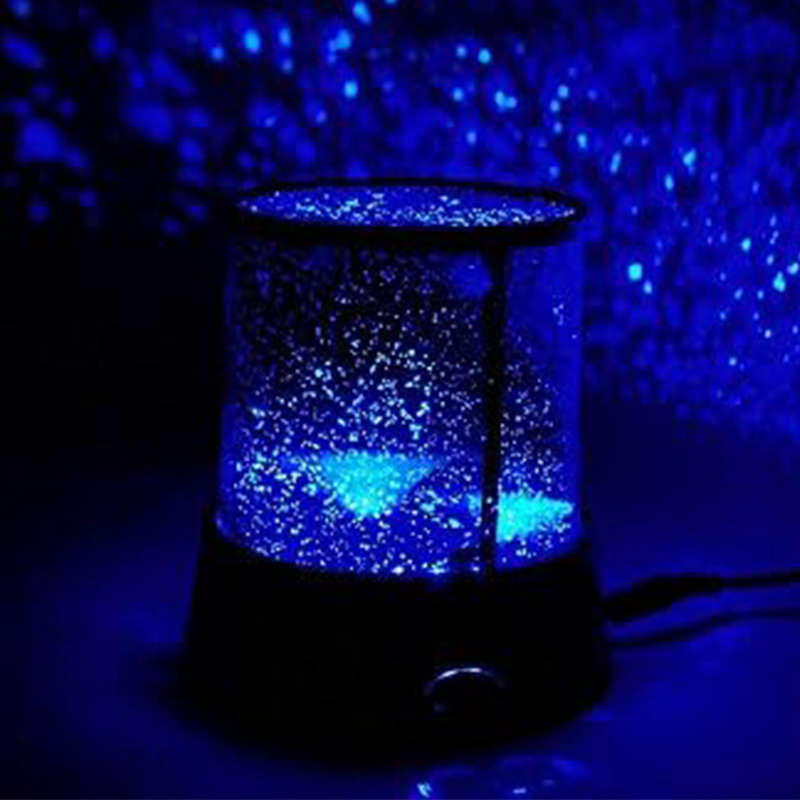 Starry Sky Projector Creative Rotating Night Light Fantasy Bedroom Bedside Lamp Children`s Sleeping