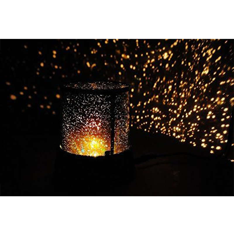 Starry Sky Projector Creative Rotating Night Light Fantasy Bedroom Bedside Lamp Children`s Sleeping