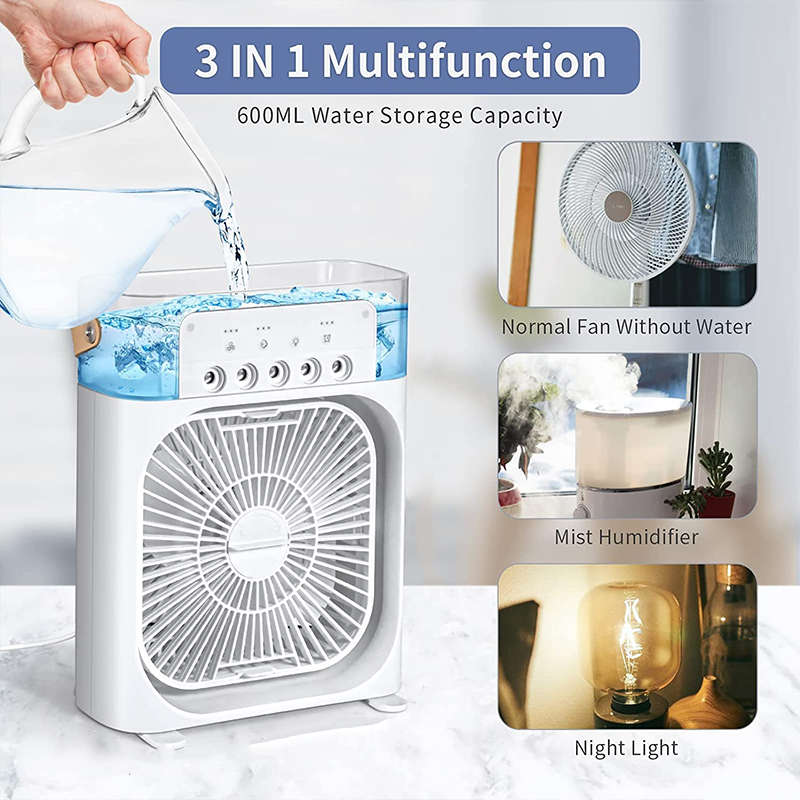 Small Spray Fan, Water Fan, Usb Fan, Portable Fan, Air Conditioner, Humidifier, Portable Air Conditi