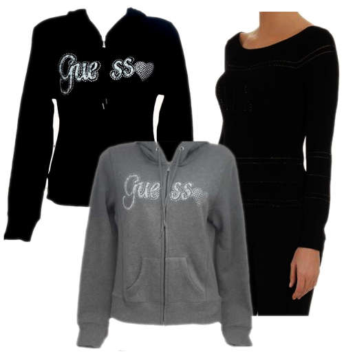 Ladies Guess Jersey & Guess Hoodies | 6 Styles