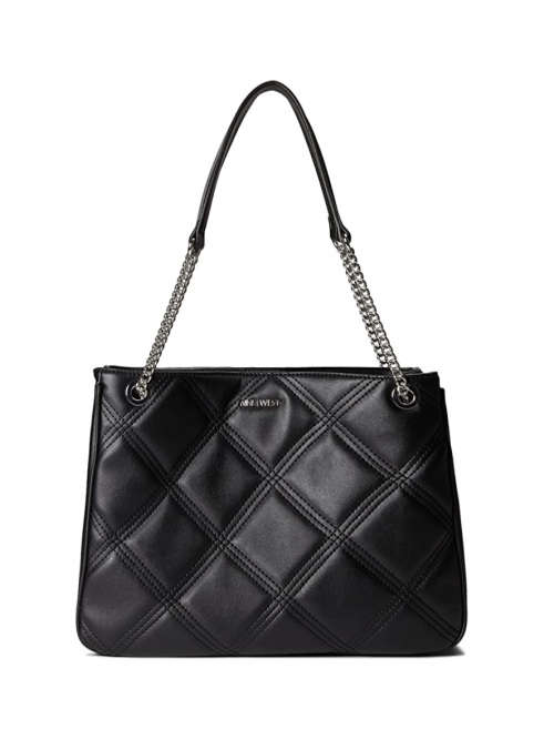 Nine West Skyes Shoulder Satchel Black