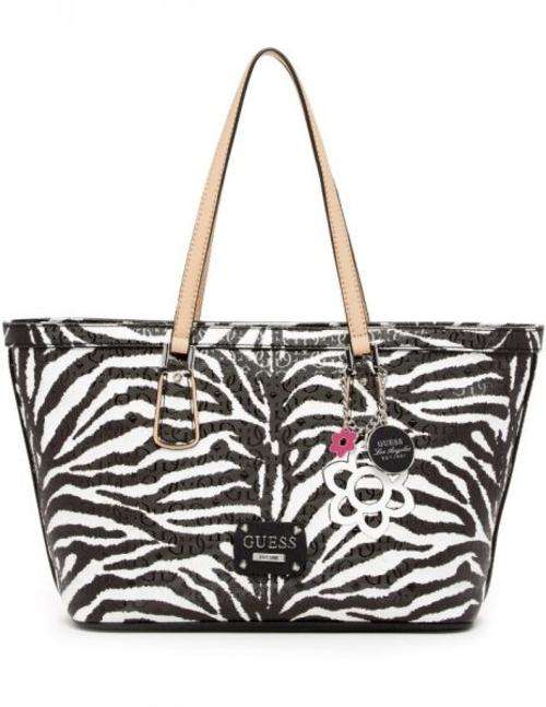 Guess Guess Bianco Nero Classic Tote