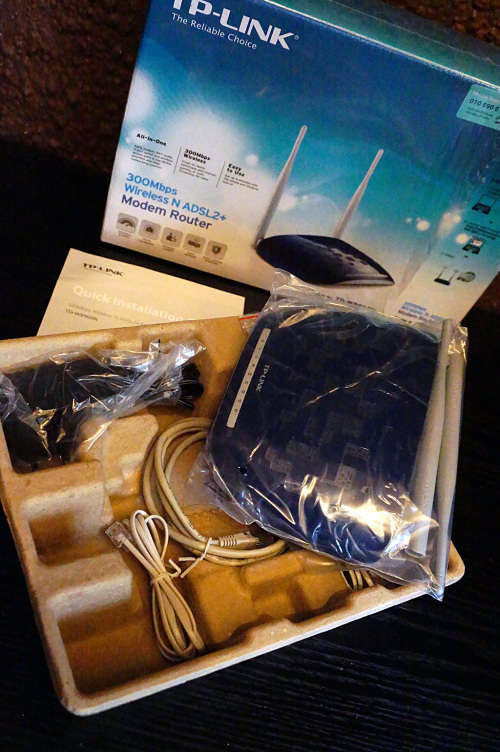 TP-Link W8960N Wireless ADSL2+ and FIBRE Modem Router