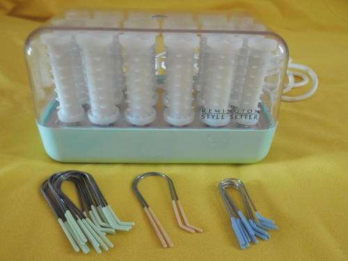 Remington StyleSetter Set, 18 clean electric hot curlers/rollers with pins