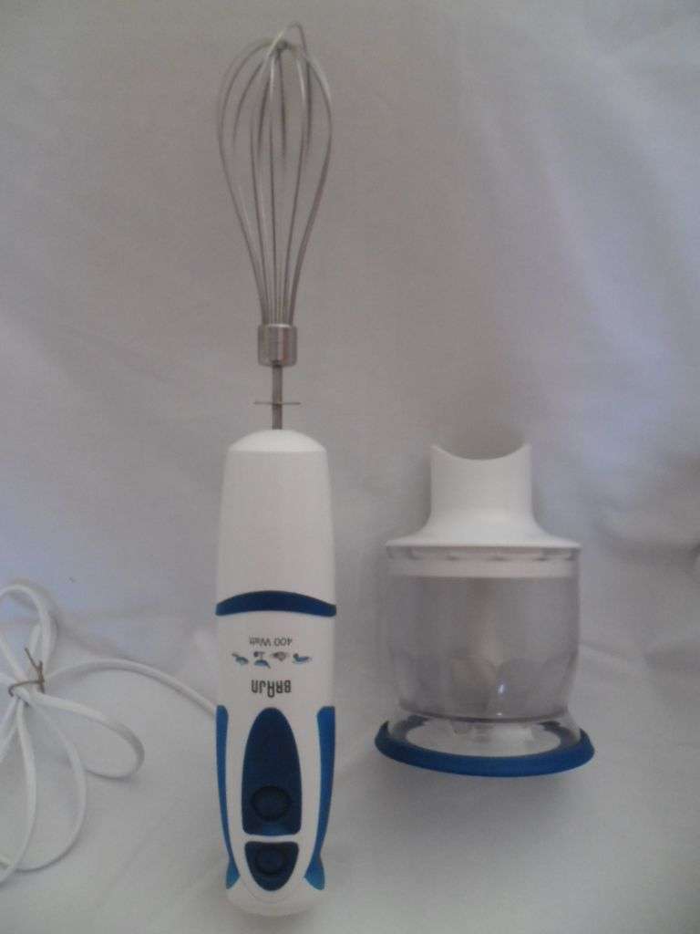 BRAUN MULTIQUICK OMELETTE HANDBLENDER WITH CHOPPER ATTACHMENT