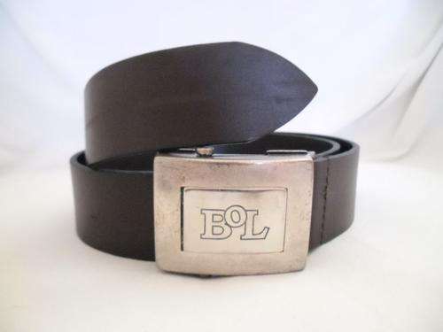 BOL free adjustable brown genuine leather belt, 76  cm