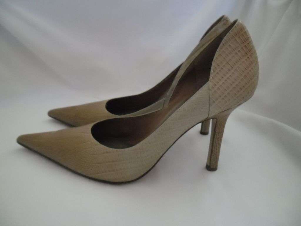 NINE WEST REPTILE PATTERN 9 cm HIGH HEELS, Size 5, ALMOST NEW!!!