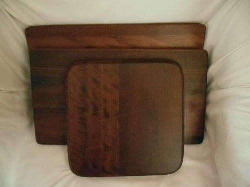 FOR YOUR NEXT PROJECT: THREE BOARDS/SLABS OF IMBUIA WOOD!!!