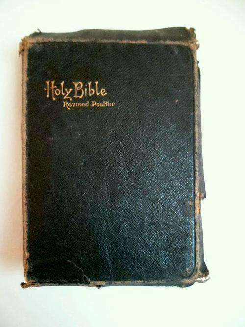 ANTIQUE (PRE 1900) HOLY BIBLE, REVISED PSALTER WITH INDEX & MAPS BY HENRY FROWDE, OXFORD UNIVERSITY