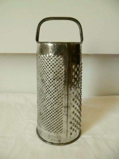 VINTAGE VERY OLD & RARE MADE IN GREAT BRITAIN CONICAL GRATER - THESE MAKE LOVELY KITCHEN LAMPS!