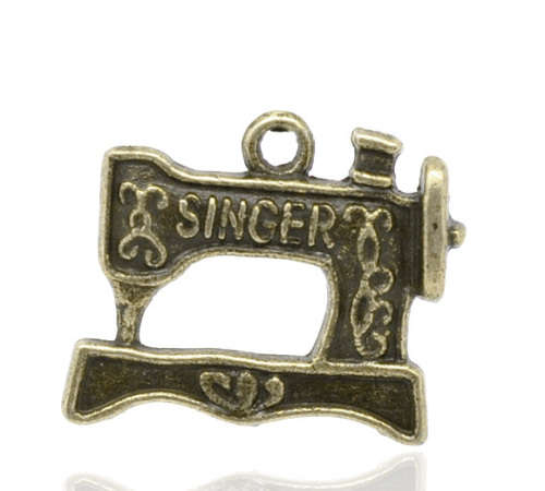 CHARMS/CHARM/CHARM PENDANTS/BRONZE CHARM/SEWING MACHINE CHARM/BEADING CHARMS/BRACELET CHARMS