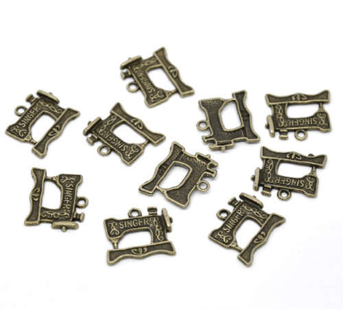 CHARMS/CHARM/CHARM PENDANTS/BRONZE CHARM/SEWING MACHINE CHARM/BEADING CHARMS/BRACELET CHARMS
