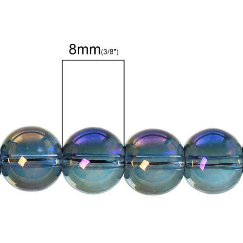 BEADS/BEAD/GLASS BEADS/ROUND GLASS BEADS/GREY AB GLASS BEADS/8MM GLASS BEADS