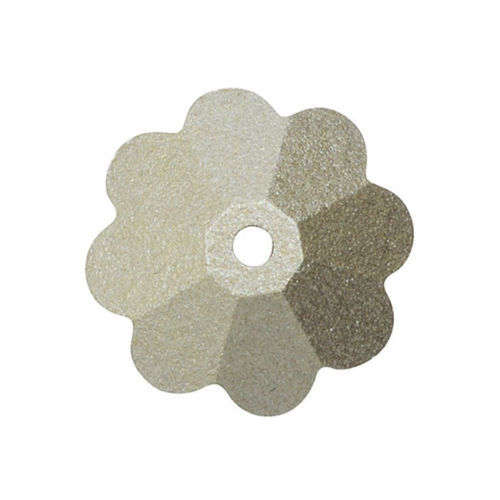 SWAROVSKI CRYSTAL - FOILED - AB - 8mm - MARGUERITE LOCHROSE FLOWER BEADS - 3700